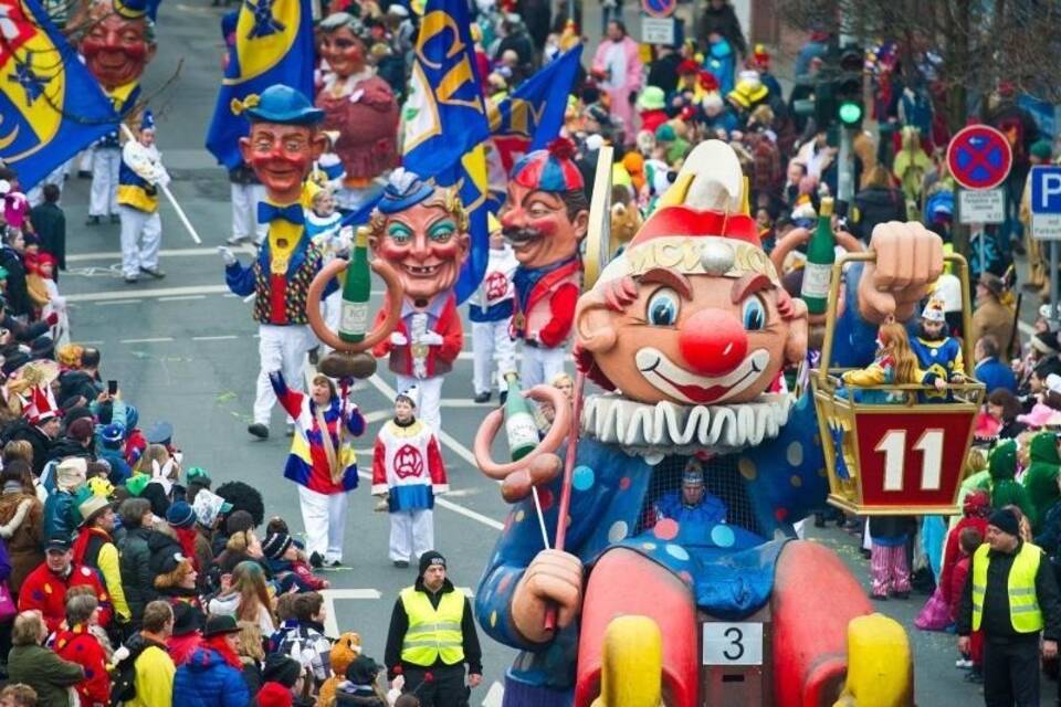 Rosenmontagszug in Mainz