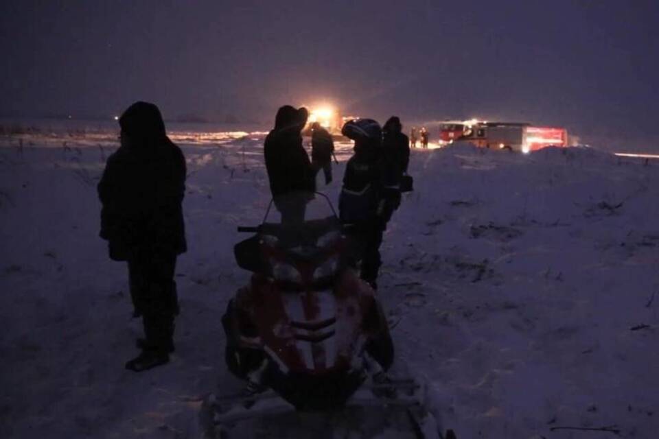 Suche im Schnee