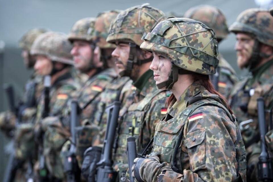 Bundeswehr-Soldaten in Litauen