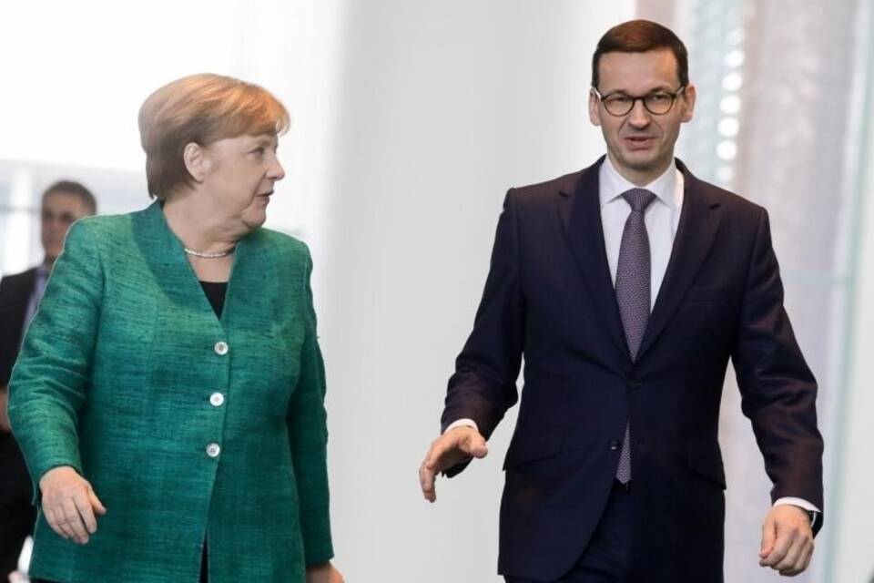 Morawiecki und Merkel
