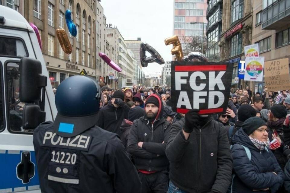 Gegendemonstranten