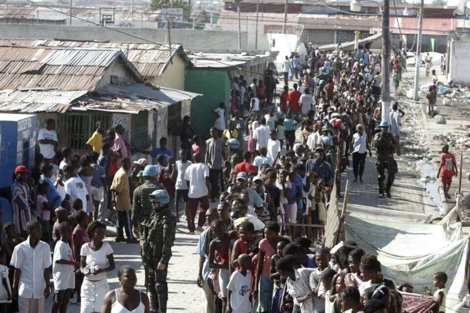 Nach Erdbeben in Haiti