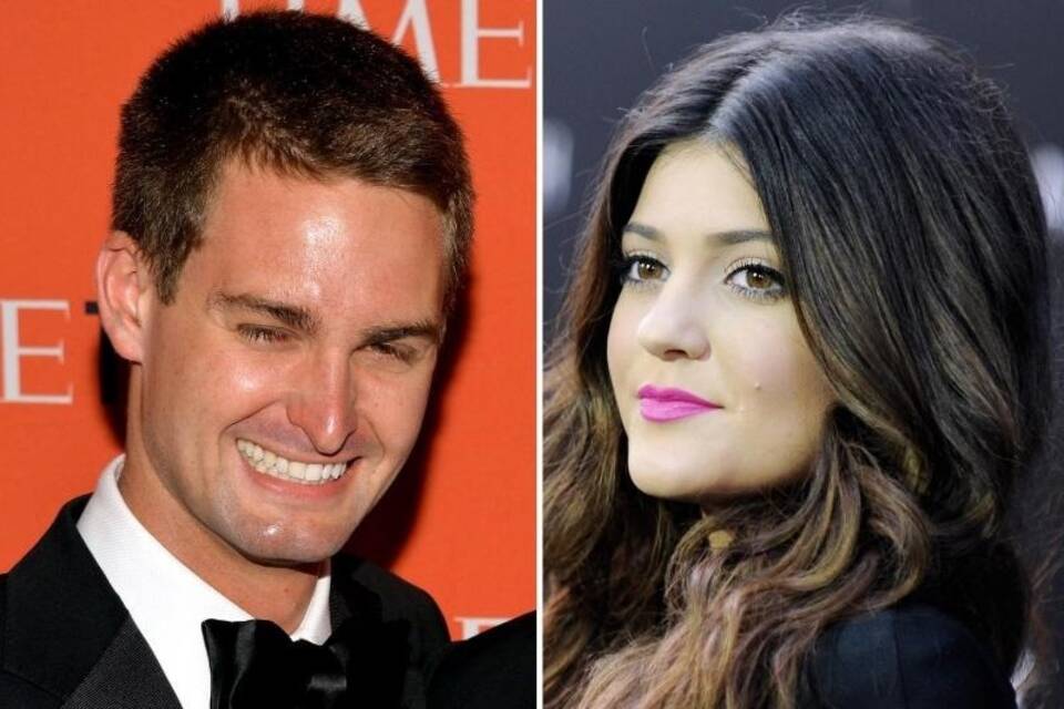 Evan Spiegel und Kylie Jenner