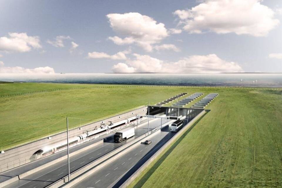 Geplanter Fehmarnbelt-Tunnel Geplanter Fehmarnbelt-Tunnel