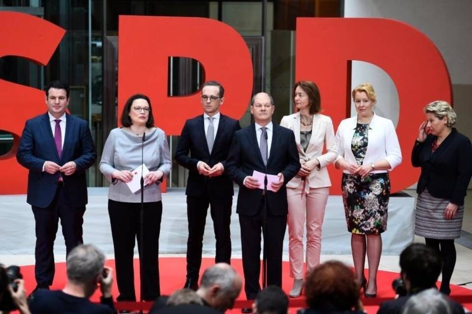 SPD stellt Ministerliste vor