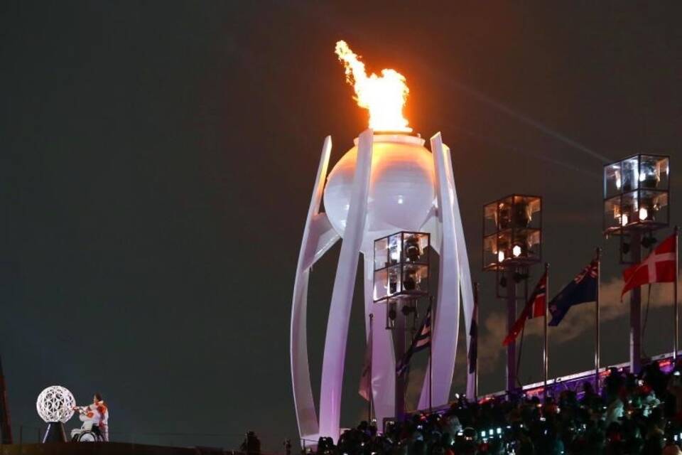 Paralympische Flamme Paralympische Flamme