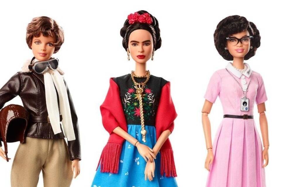 Johnson-, Kahlo- und Earhart-Barbie Johnson-, Kahlo- und Earhart-Barbie