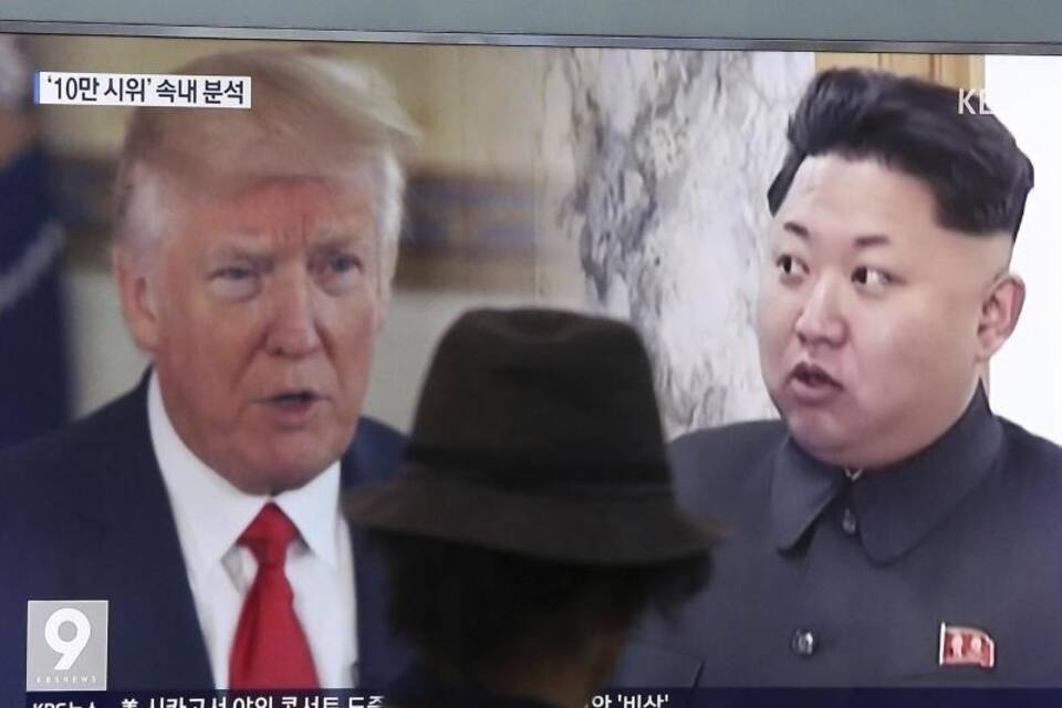Donald Trump und Kim Jong Un Donald Trump und Kim Jong Un