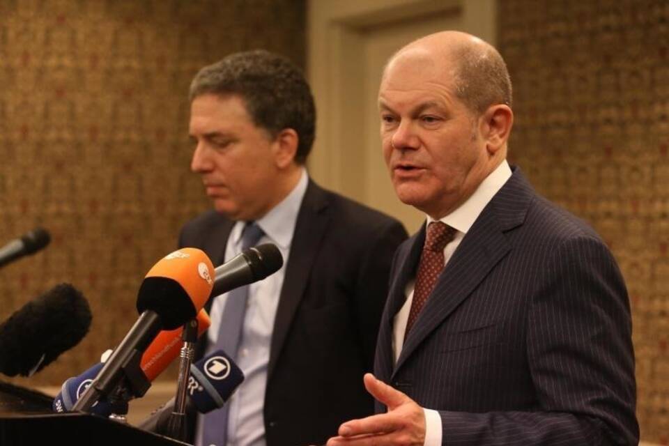Olaf Scholz in Buenos Aires