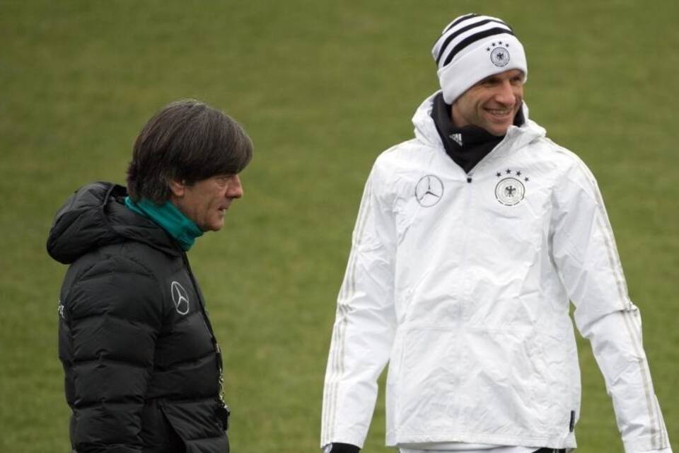 Joachim Löw und Thomas Müller