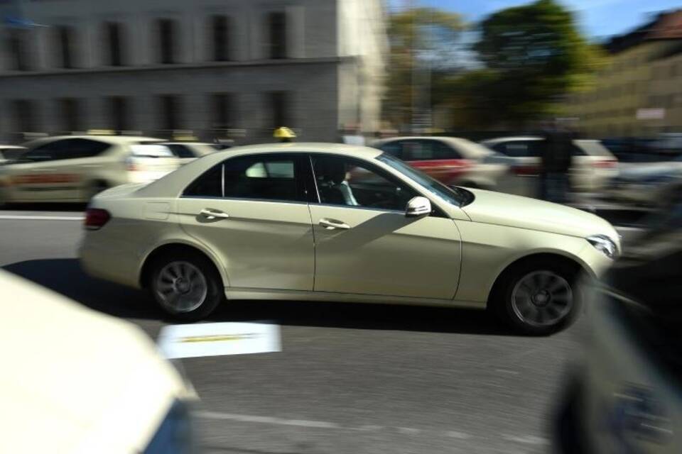 Taxis im Verkehr in München Taxis im Verkehr in München