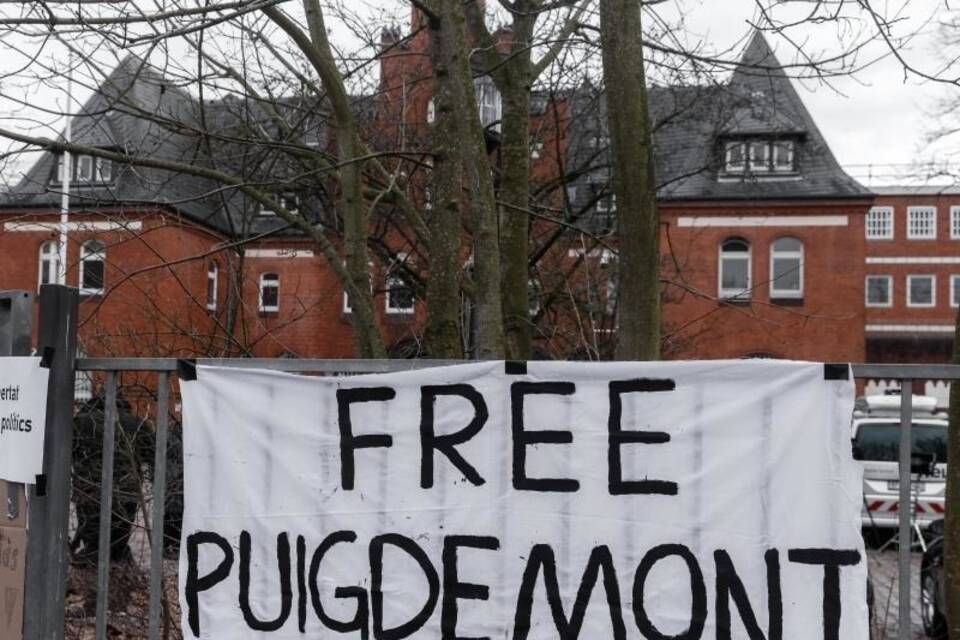 Puigdemont in Neumünster Puigdemont in Neumünster