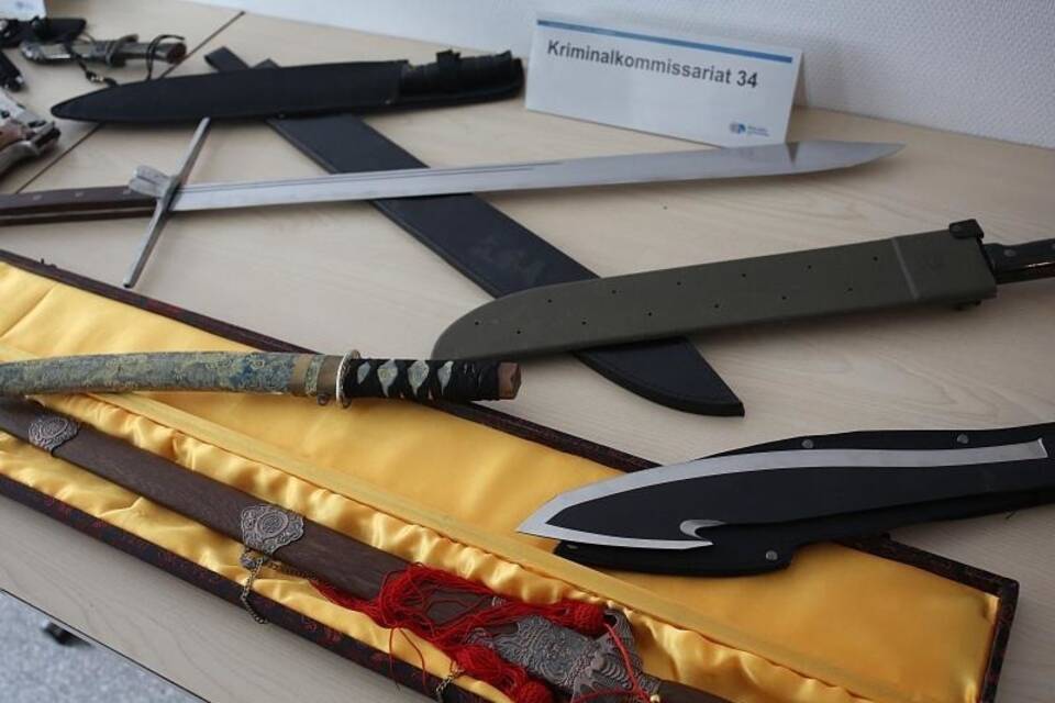 Beschlagnahmte Waffen Beschlagnahmte Waffen