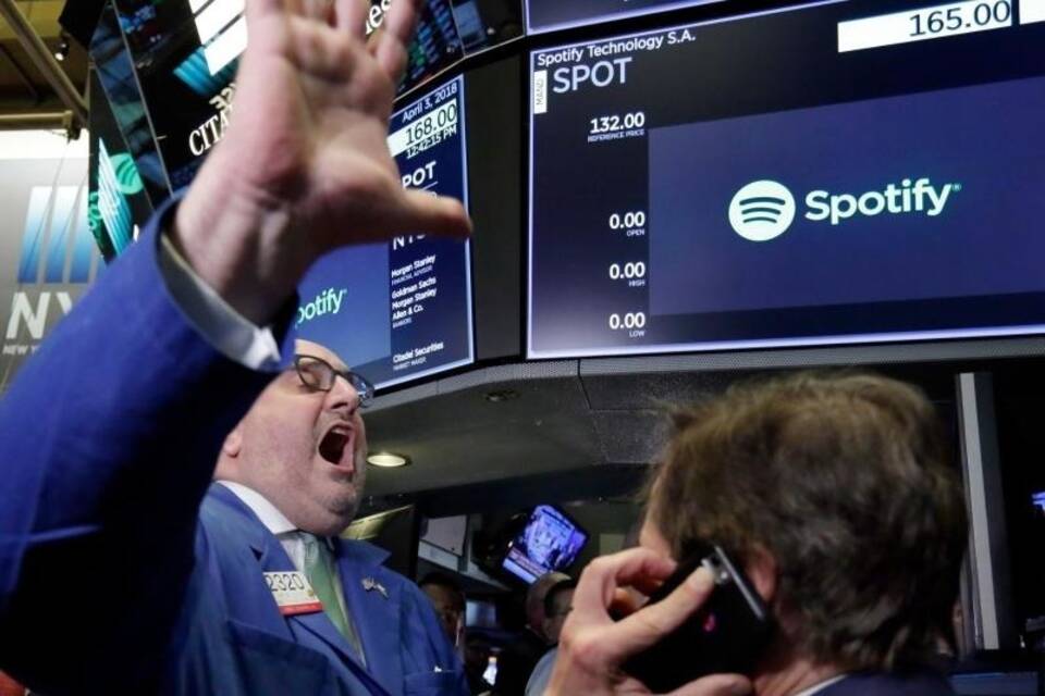 Spotify geht an die Börse