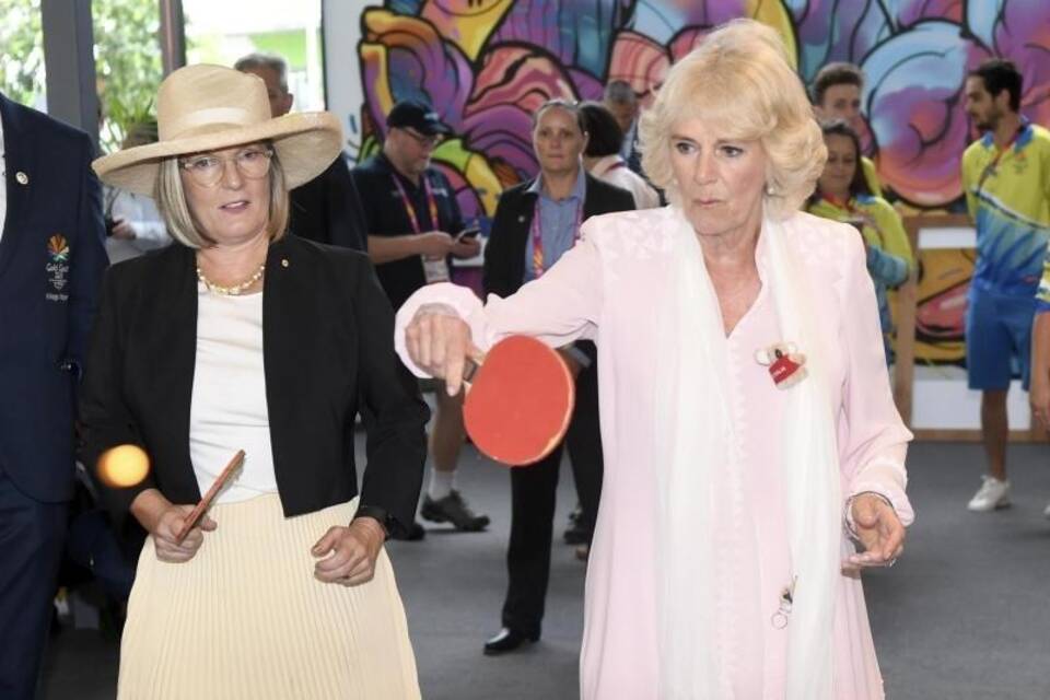 Ping-Pong mit Camilla