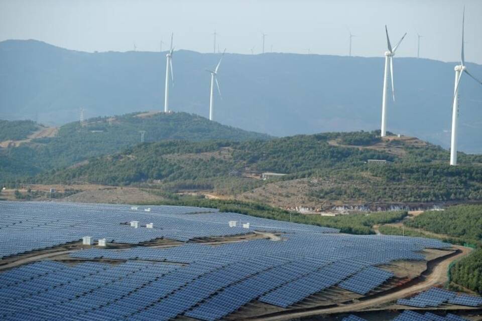 Solaranlage in China Solaranlage in China
