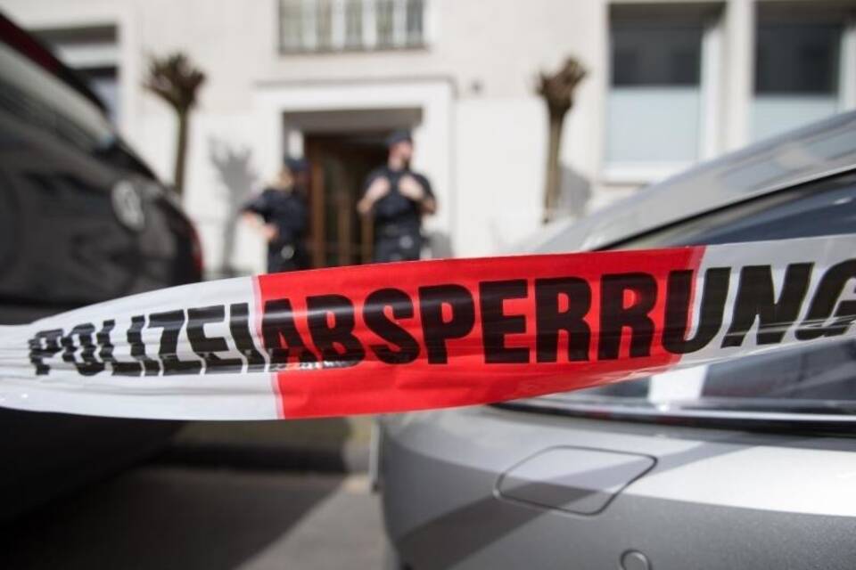 Polizeiabsperrung