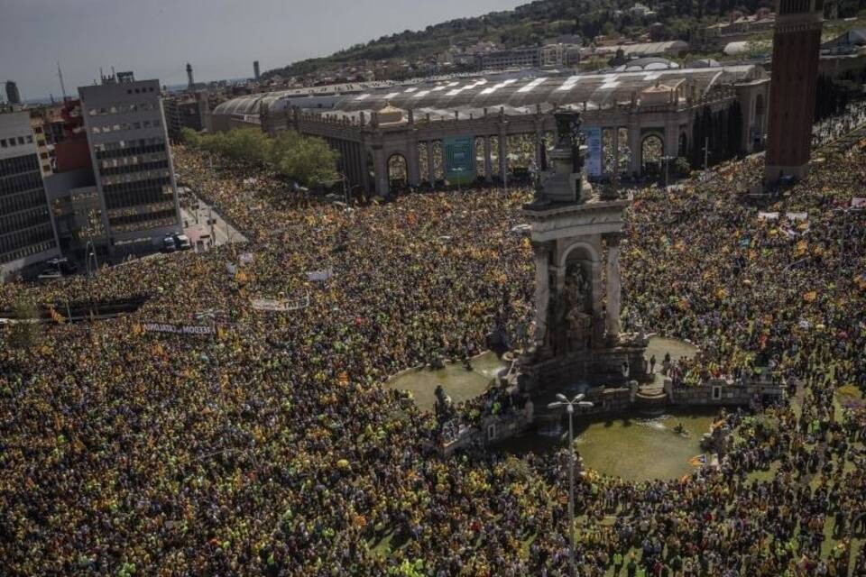 Demonstration in Barcelona Demonstration in Barcelona