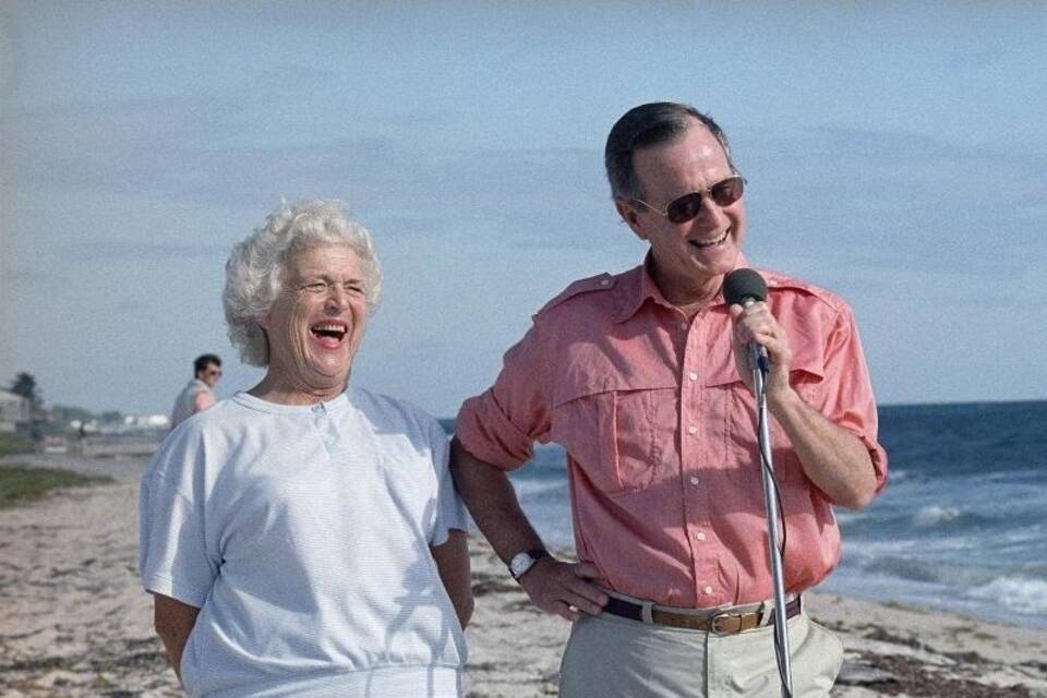 Barbara Bush und George H.W. Bush Barbara Bush und George H.W. Bush
