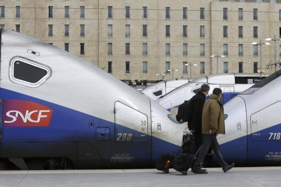 Bahnstreik in Frankreich