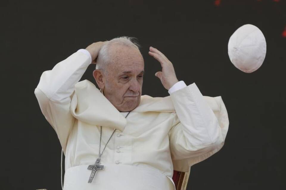 Papst Franziskus in Alessano