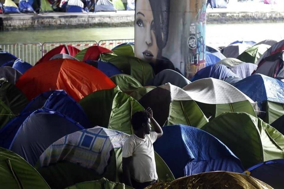 Migranten in Frankreich