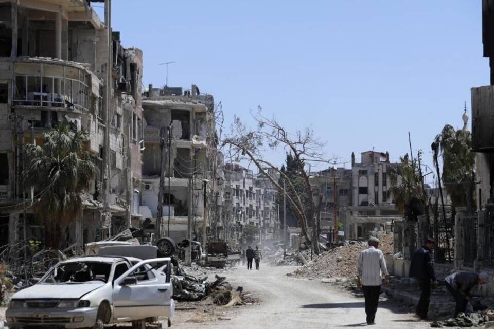 Trümmer in Syrien
