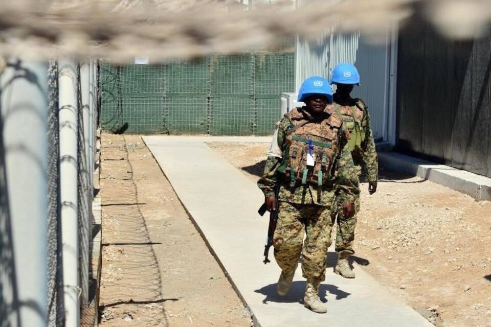 UN-Soldaten in Mogadischu UN-Soldaten in Mogadischu