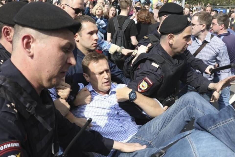 Nawalny-Festnahme Nawalny-Festnahme