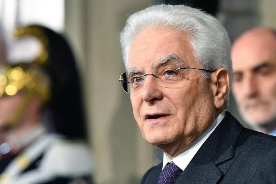 Präsident Sergio Mattarella Präsident Sergio Mattarella