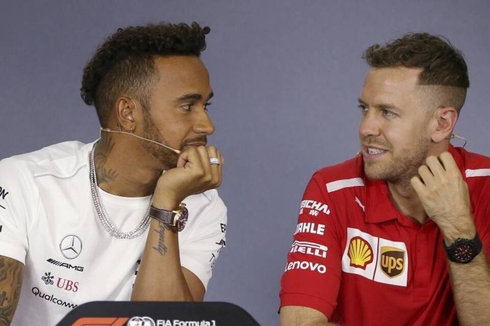 Hamilton und Vettel Hamilton und Vettel