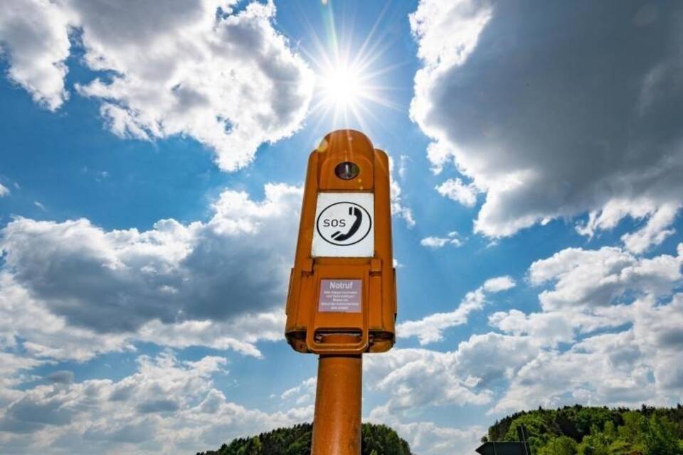 Meistgenutzte Autobahn-Notrufsäule Meistgenutzte Autobahn-Notrufsäule