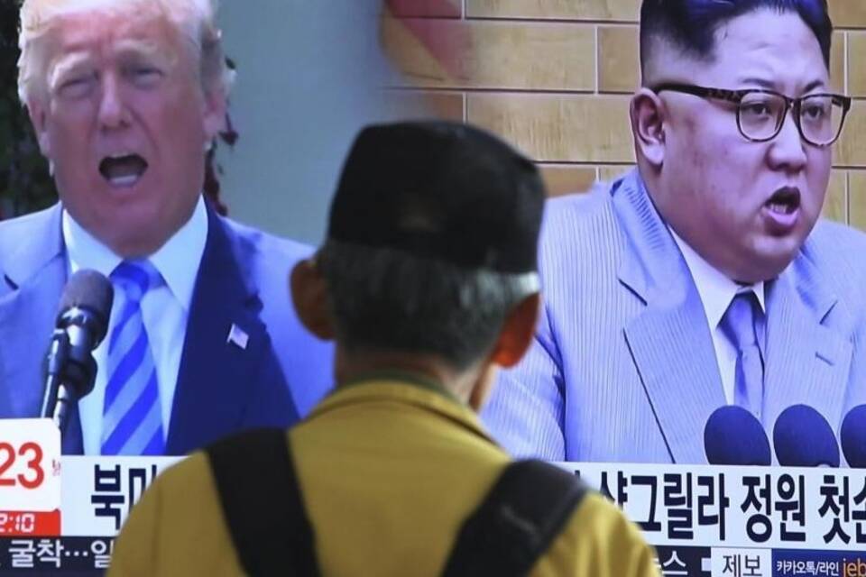 Donald Trump und Kim Jong Un Donald Trump und Kim Jong Un