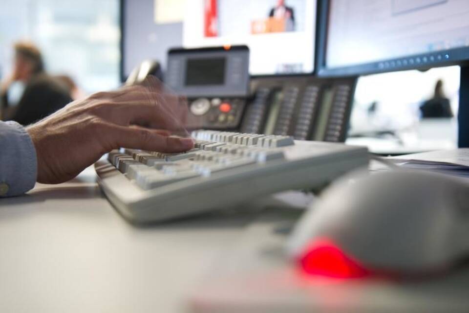Arbeitsplatz mit Computer Arbeitsplatz mit Computer