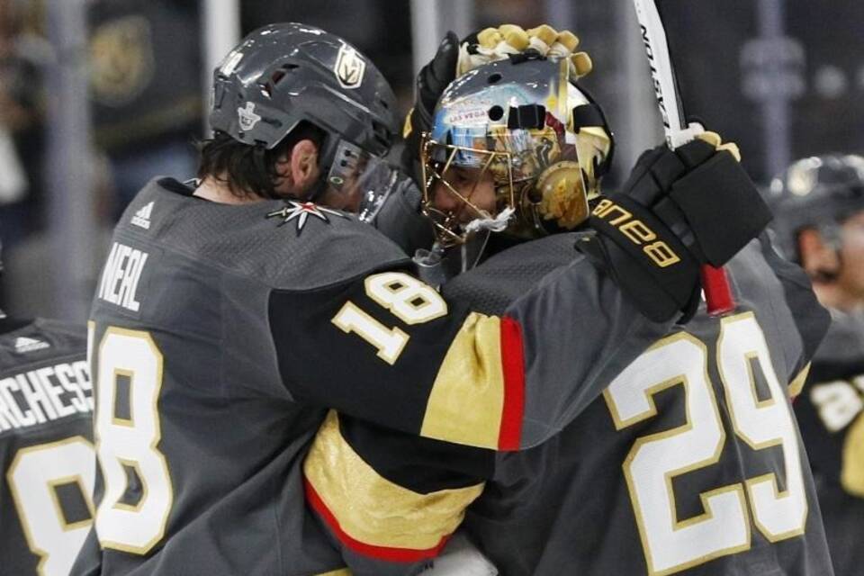 James Neal und Marc-André Fleury James Neal und Marc-André Fleury