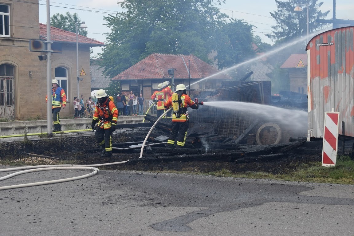 Bad Rappenau Grombach Scheune Am Grombacher Bahnhof Brannte Aus Sinsheim Rnz