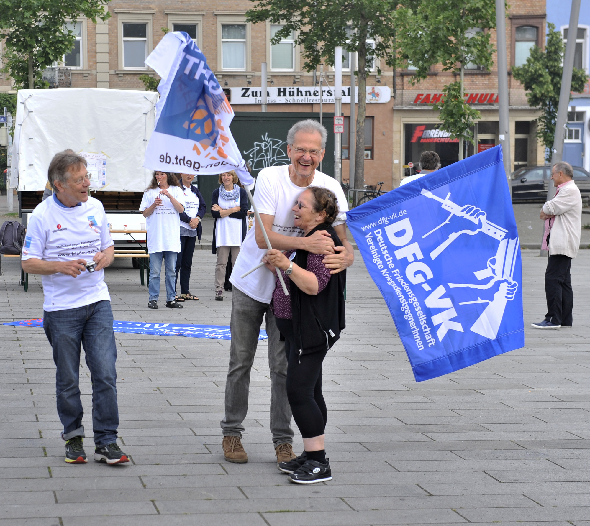Marathon gegen Rüstungsexporte: In Mannheim ein Zeichen ...