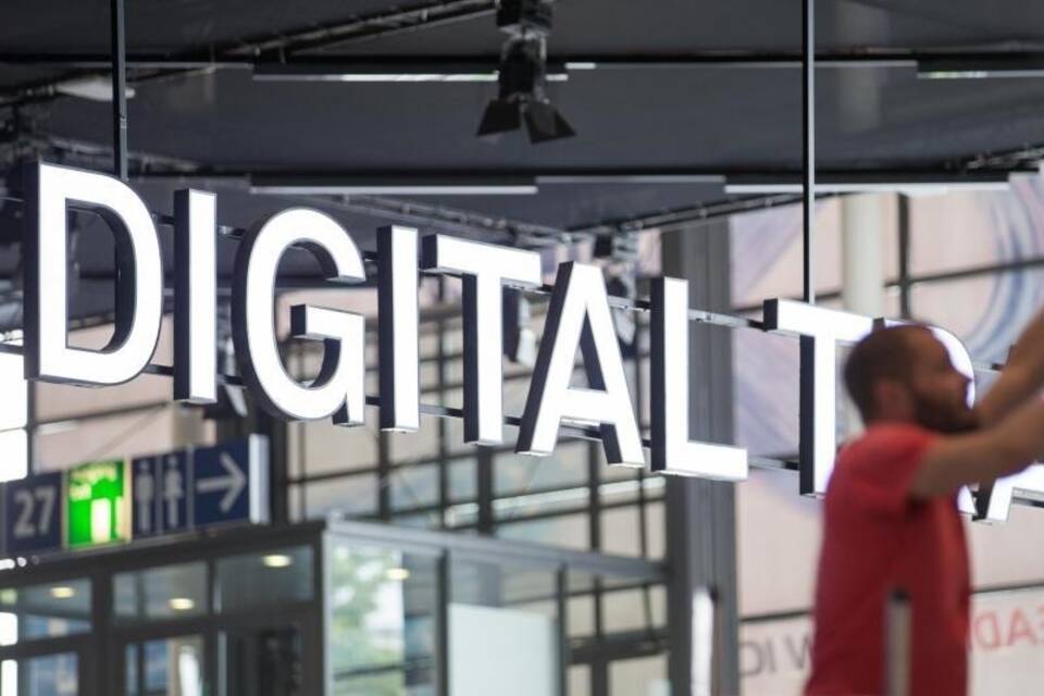 Vor Beginn der CeBIT 2018