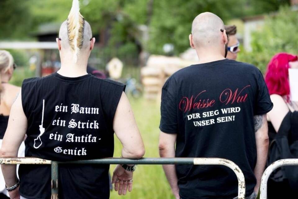 Rechts-Rockkonzert in Themar Rechts-Rockkonzert in Themar