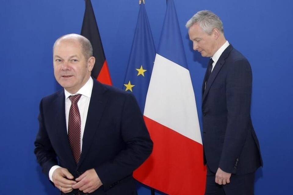 Bruno Le Maire trifft Olaf Scholz