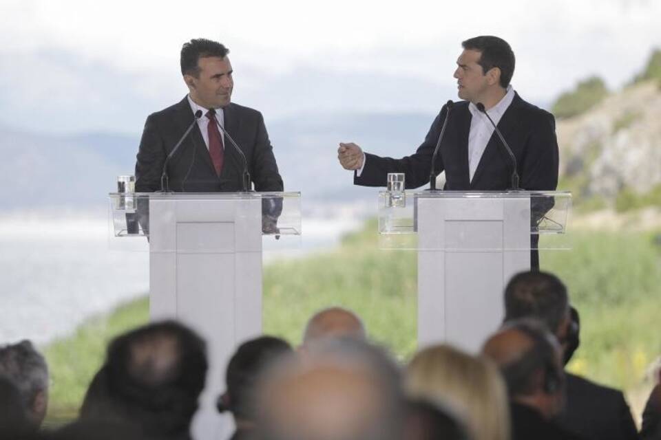 Zaev und Tsipras