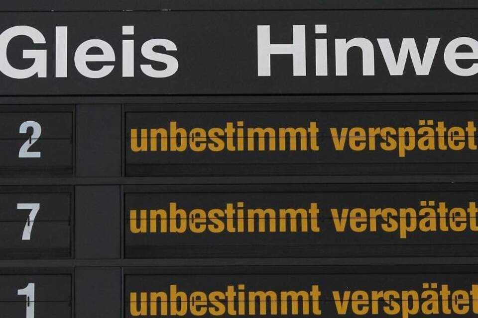 Verspätungen bei der Bahn Verspätungen bei der Bahn