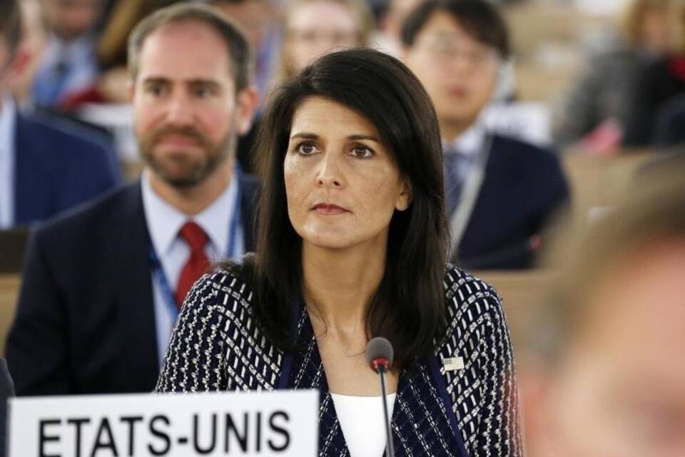 UN-Botschafterin Nikki Haley UN-Botschafterin Nikki Haley