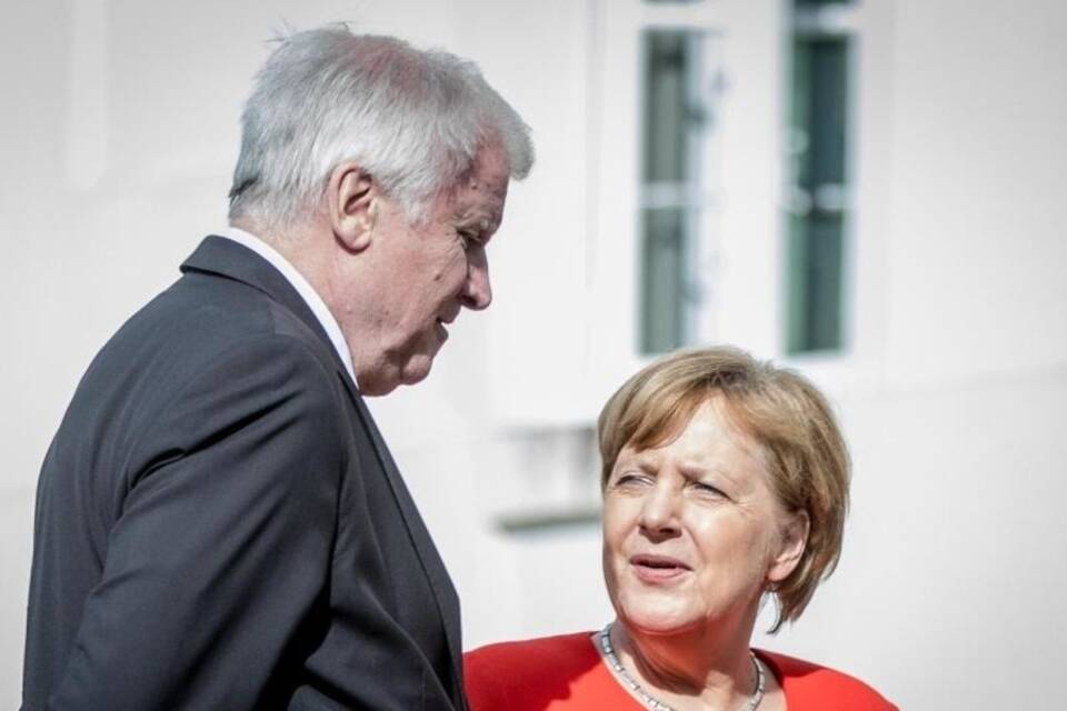 Seehofer und Merkel