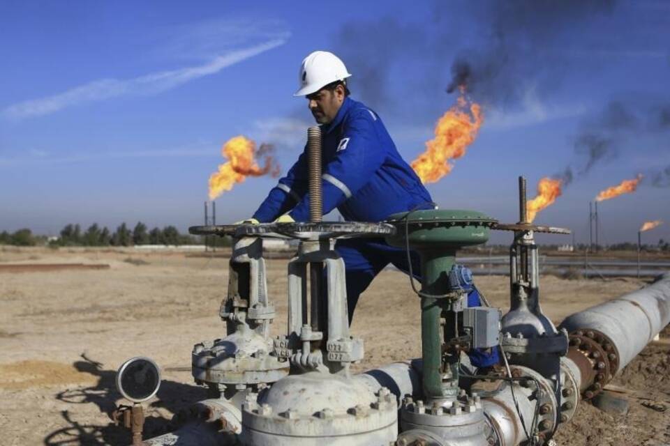 Ölfeld im Irak