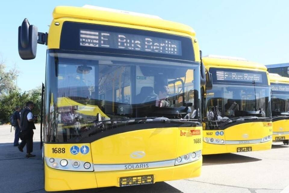 Elektro-Busse der BVG