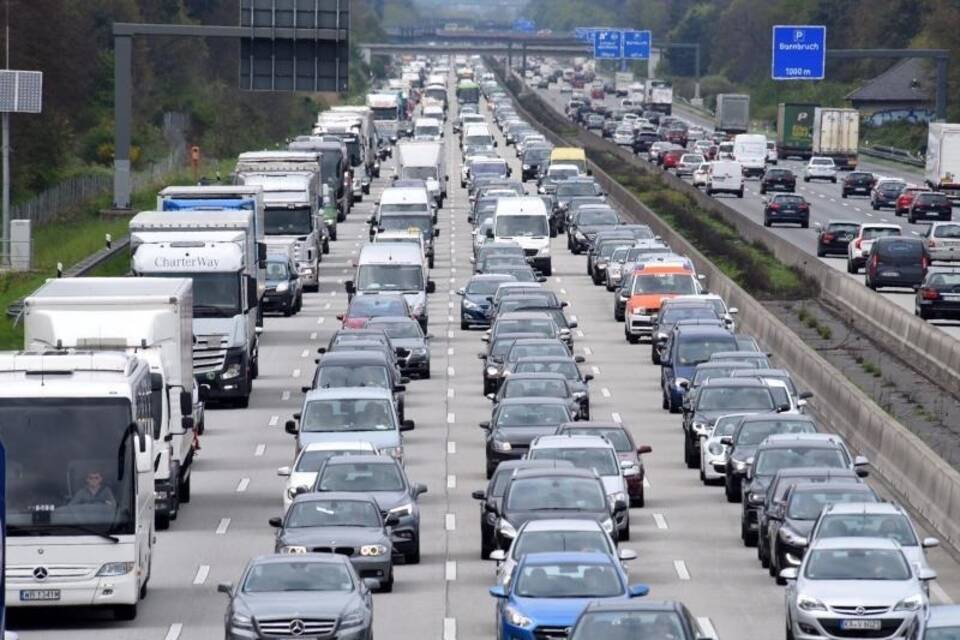 Stau auf der A5 Stau auf der A5