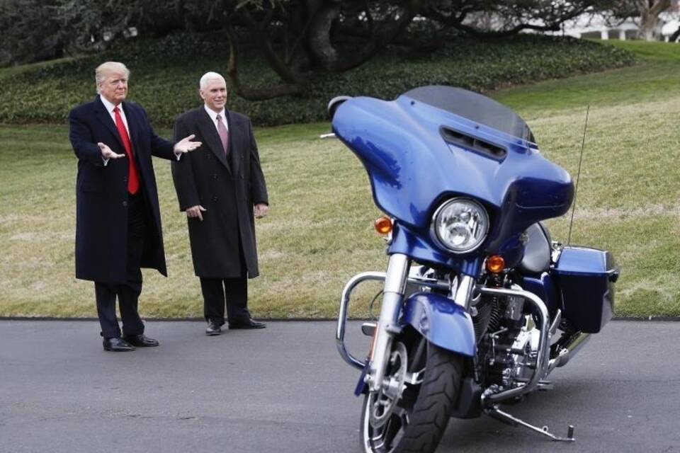 Trump und Harley Davidson