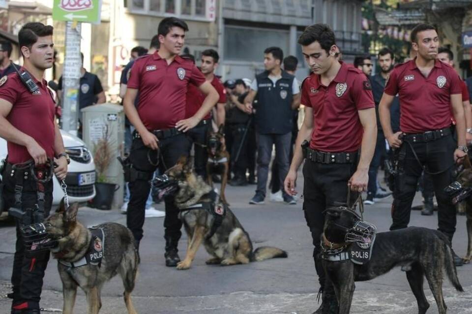 Polizei in Istanbul