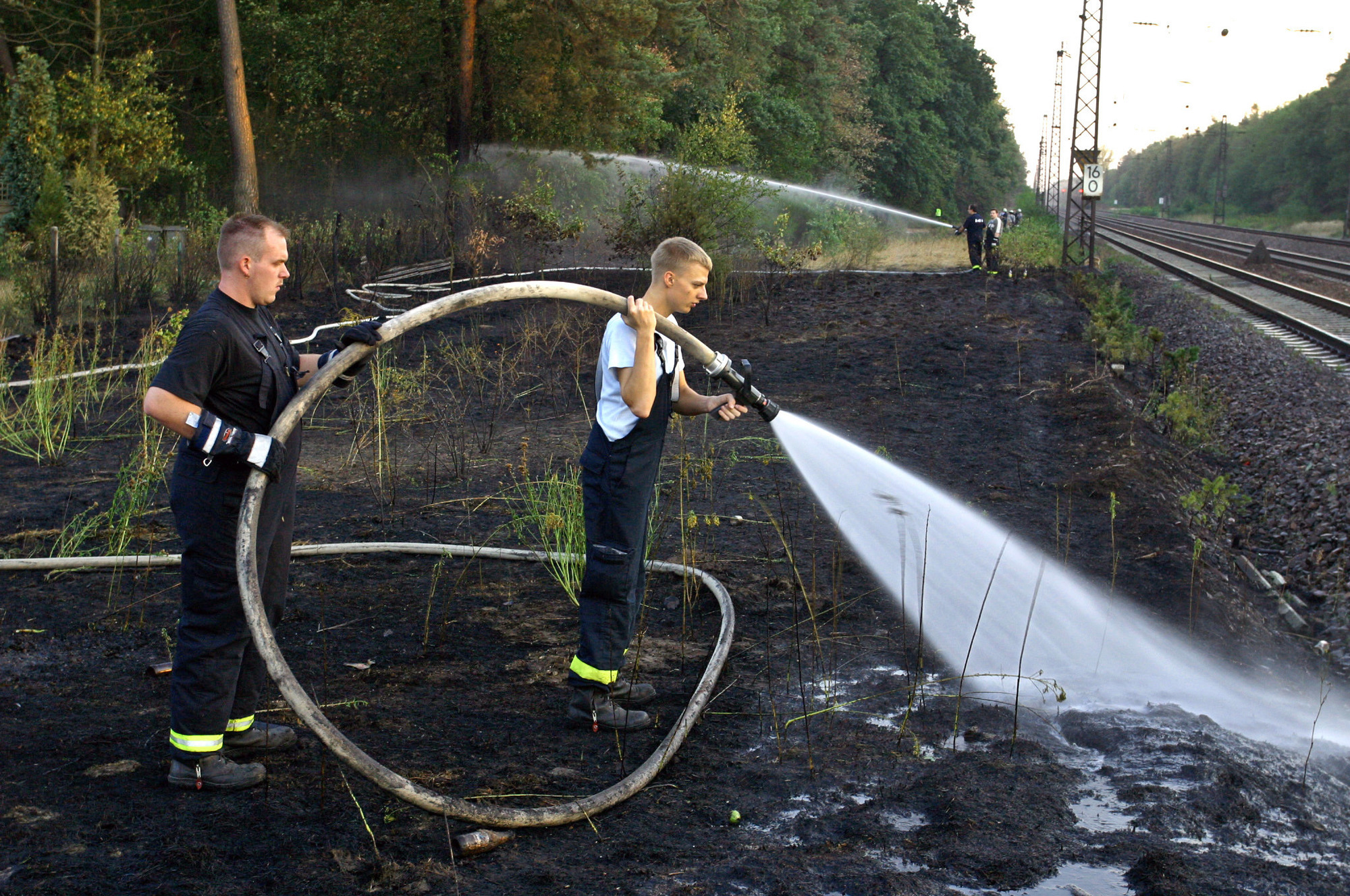 Waldbrand Im Schwetzinger Hardt Hat Eine Glasscherbe Das Feuer